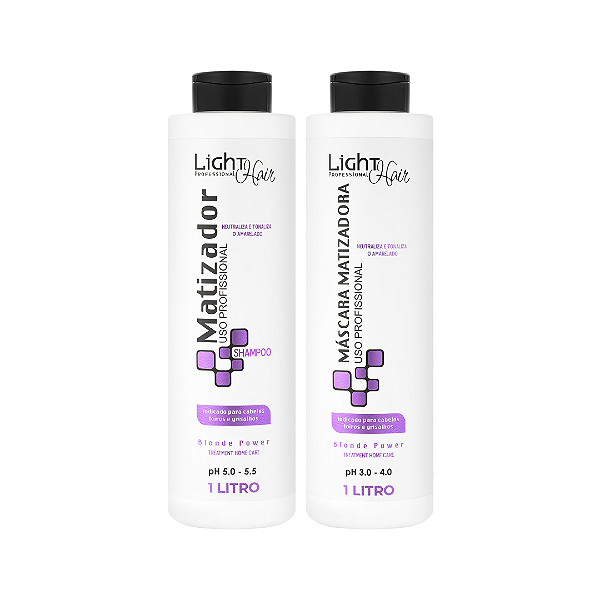 Kit Linha Matizadora Blond Power - 1L Light Hair