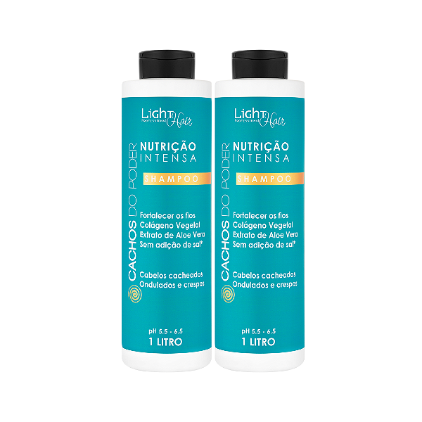 Kit Cachos  Shampoo e Condicionador - 1L Light Hair