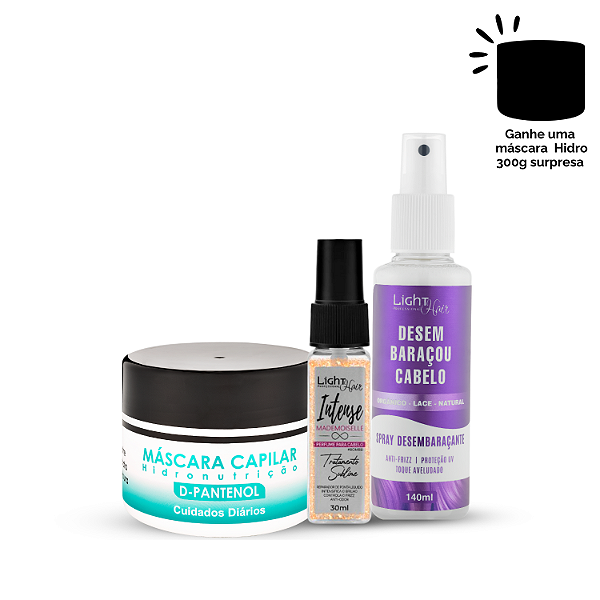 Kit Cuidado Diário - Proteção e Nutrição Essencial + Brinde - Light Hair