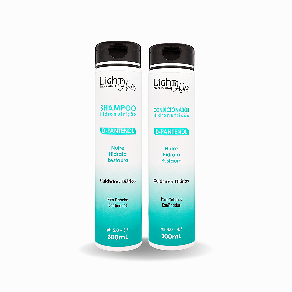 Kit Shampoo e Condicionador Nutrição D-pantenol - 300Ml Light Hair