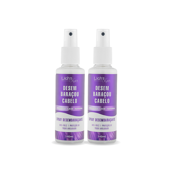 Kit - 2 Desembaraçou Cabelo - Spray Desembaraçante - 140ml Light Hair