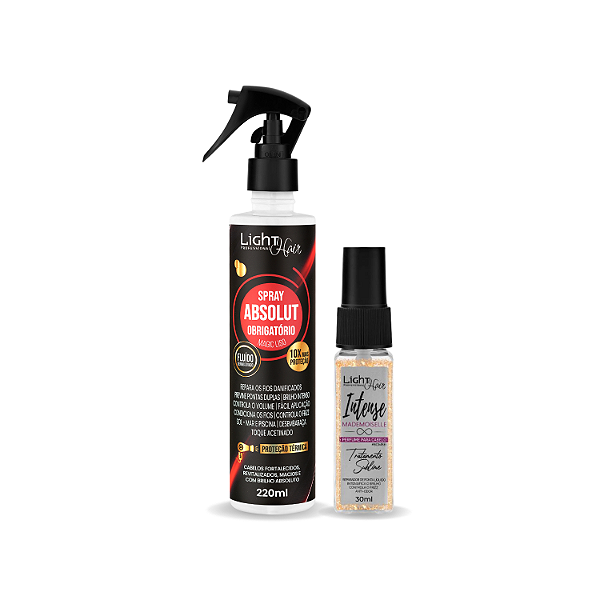 Kit Toque Perfumado- Spray Absolut e Perfume Mademoiselle - Light Hair