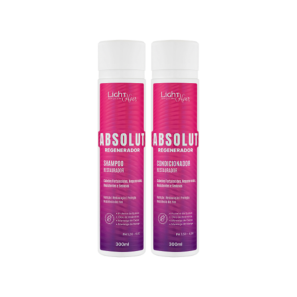 Kit Shampoo e Condicionador Absolut Regenerador - Light Hair