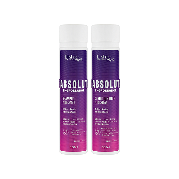 Kit Shampoo e Condicionador Absolut Engrossador  - Light Hair