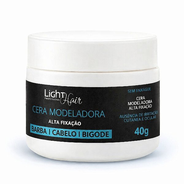 Cera Modeladora Barba Cabelo e Bigode Men Barber Shop 40g - Light Hair