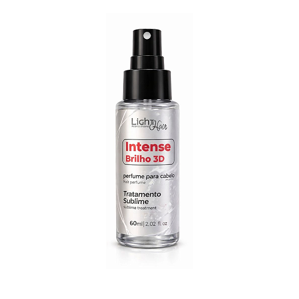 Perfume de Cabelo Intense Brilho 3D - 60ml Light Hair