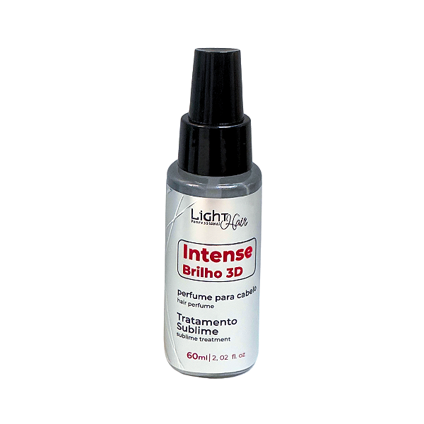 Perfume de Cabelo Intense Brilho 3D - 60ml Light Hair
