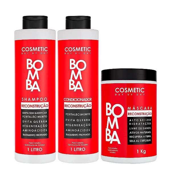 KIT BOMBA RECONSTRUÇÃO 1 LITRO LIGHT HAIR