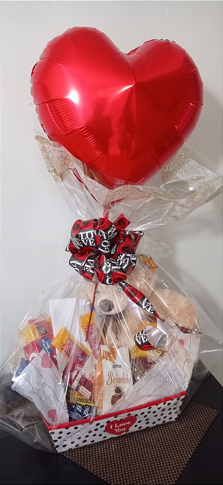 Cesta Chocolate com Amor