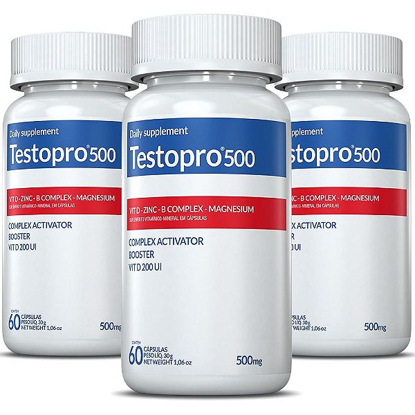 Testopro 500 Inove Nutrition Com 60 Cápsulas