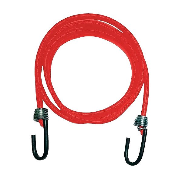 Elástico Gancho Arame Encapado Vermelho  P/ Motoboys