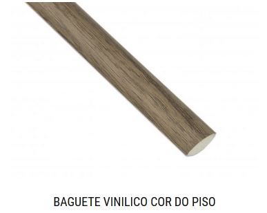 Perfil Baguete WPC cor piso Vinilico Ospe / Br. 2,40 ml