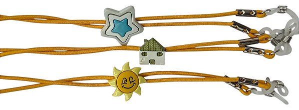 Cordão Elástico Amarelo Limão