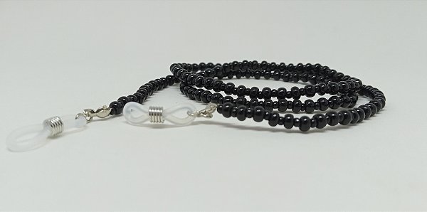 Cordão Miçanga Pequena Preto