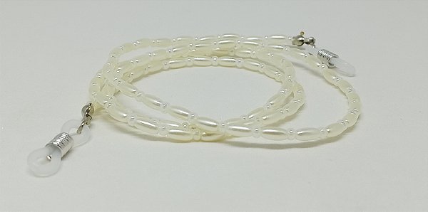 Cordão Pérola Clássico Arroz Creme