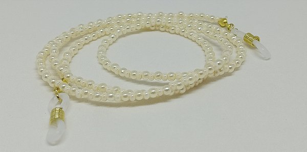 Cordão Pérola Clássico Creme Pequetita