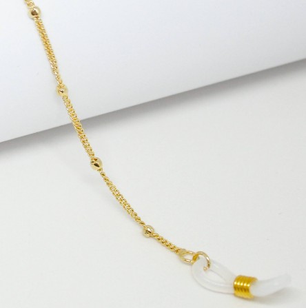 Corrente Bolinha Pequena Ouro C/Grumet