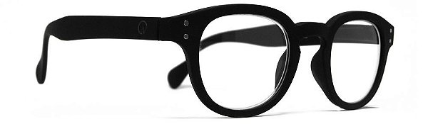 Óculos de Leitura Oval – Preto