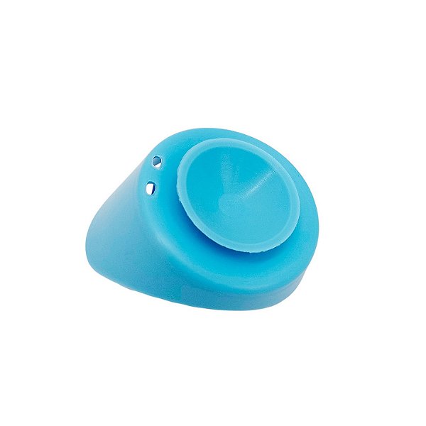 Oclusor de Silicone Infantil Azul Claro