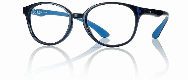 Armação Active Sport 49x16 Oval Azul Brilhante