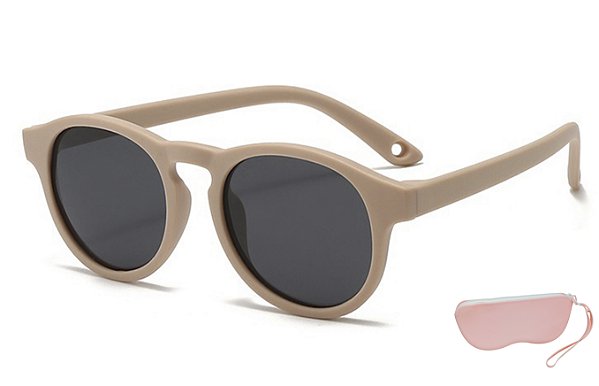Oculos Solar Infantil 43x16 Nude C/Estojo