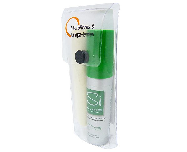 Kit Limpa-Lente Siclair Verde + Microfibra