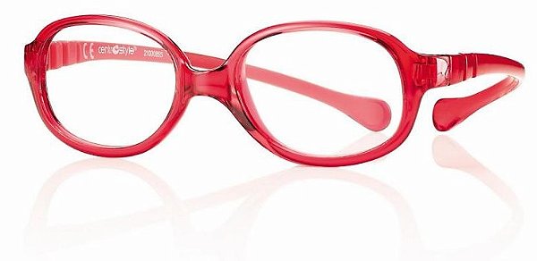 Armação Active Spring Oval 44x15 Vermelho