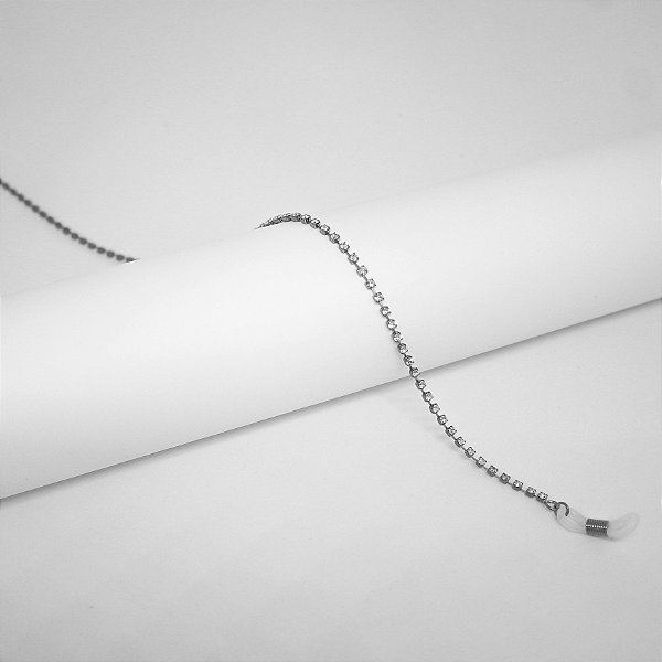 Corrente Strass Brilhante Grafite