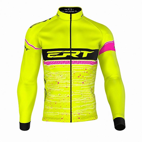 Jaqueta ciclismo feminina térmica aveludada ERT Team