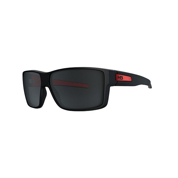 Óculos de Sol HB Big Vert Matte Black On Red