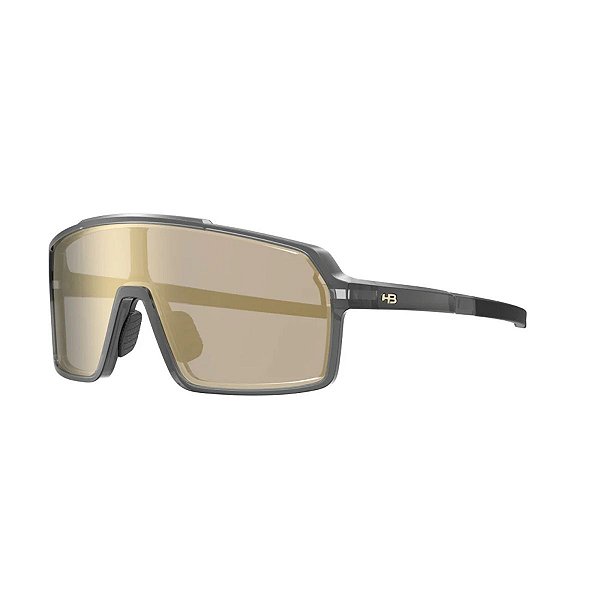 Óculos de Sol esportivo HB Grinder Gold Chrome espelhado