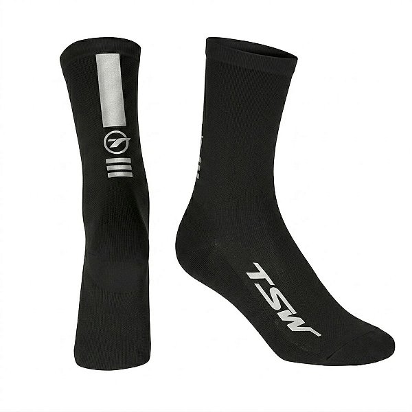 Meia ciclismo corrida esportiva cano médio TSW Ride Mod 3