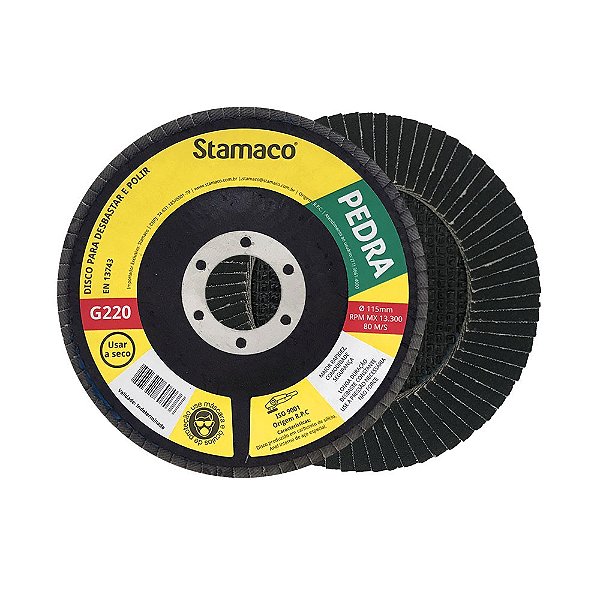Disco Flap para Porcelanato e Pedra Cônico