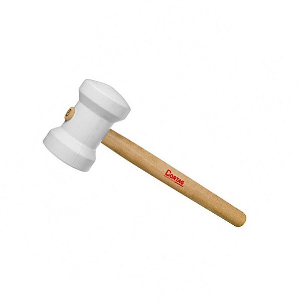 Martelo de Borracha Branco - 60 mm
