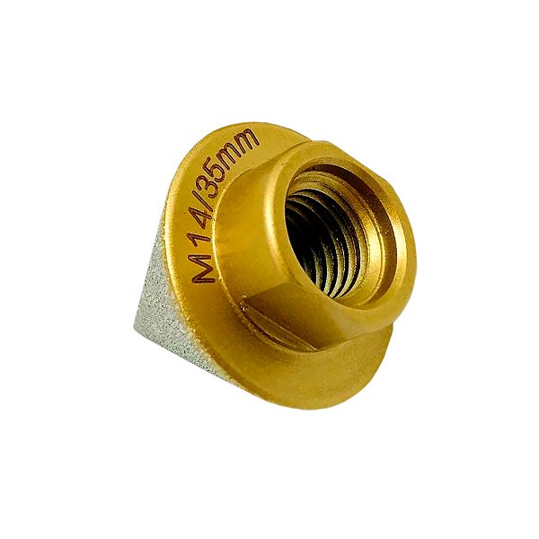 Fresa Diamantada Cônica Escareador 5-35mm