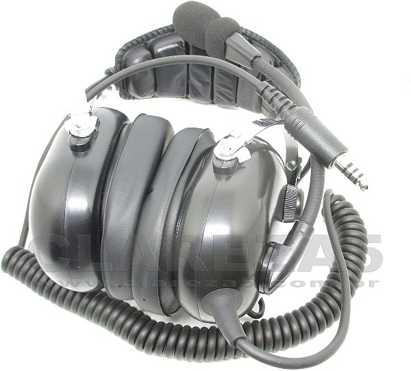 Headset de helicóptero, fone para piloto aluno ou profissional PPH PCH INVH, passageiro
