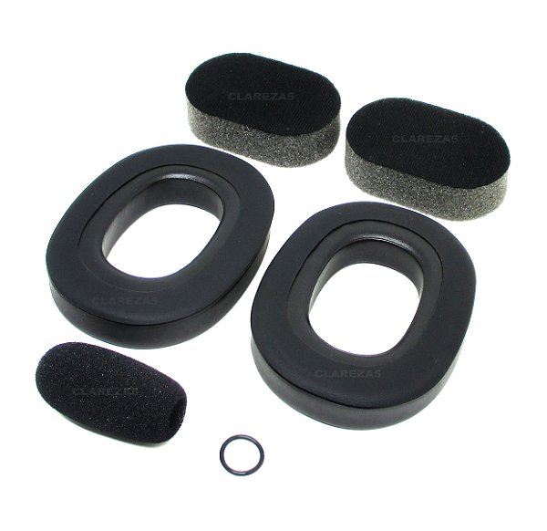 Kit Espumas e Almofadas Gel Headset David Clark H10 Series ASA TELEX AVCOMM FLIGHTCOM