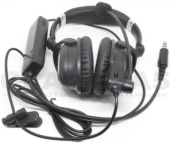 Fone Headset ANR para helicóptero profissional com cancelling redutor ruídos eletrônico piloto PCH PPH