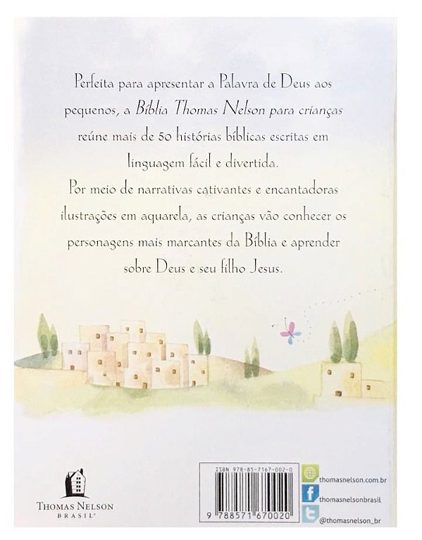 Bíblia Thomas Nelson Para Crianças - Capa Almofadada