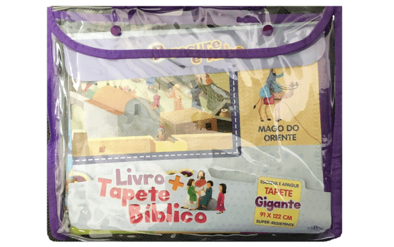Livro + Tapete Bíblico Procure e Ache