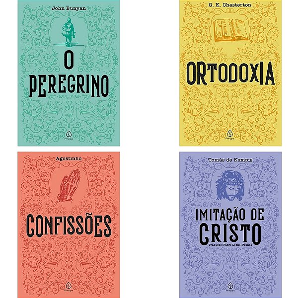 Kit Clássicos da Literatura Cristã - 4 Livros - Editora Principis
