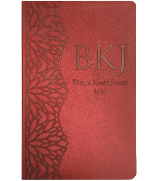 Bíblia King James 1611 Ultra Fina - Letra Gigante - Vinho