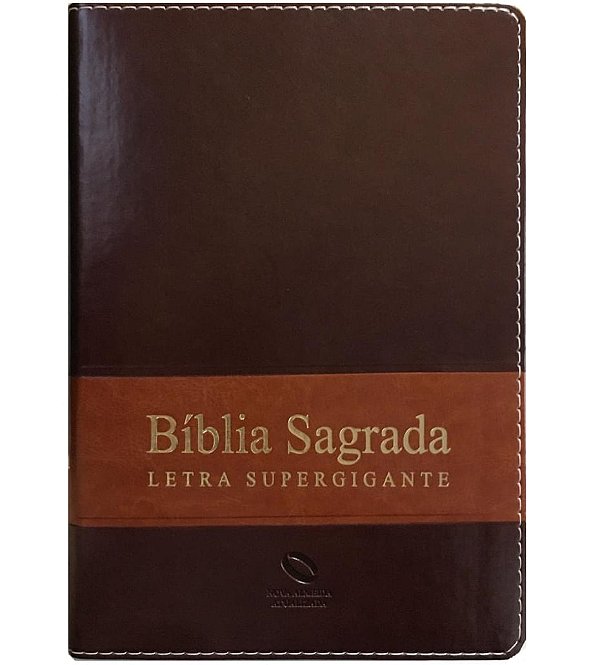 Bíblia NAA Letra Supergigante - Marrom