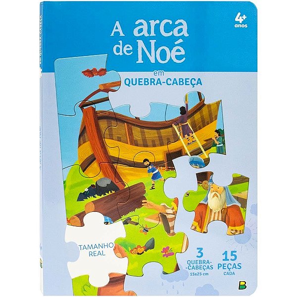 A Arca de Noé em Quebra-Cabeça - Brasileitura