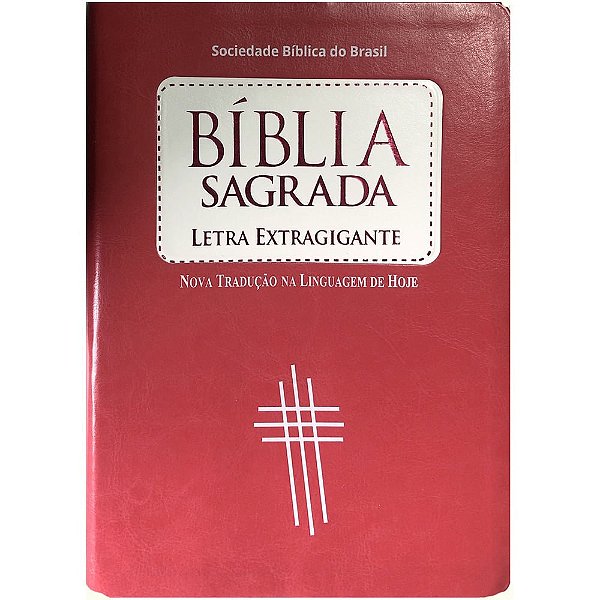 Bíblia NTLH Letra Extragigante com Índice - Pêssego