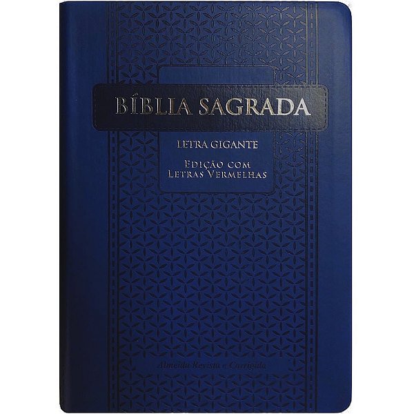 Bíblia RC Letra Gigante - Azul