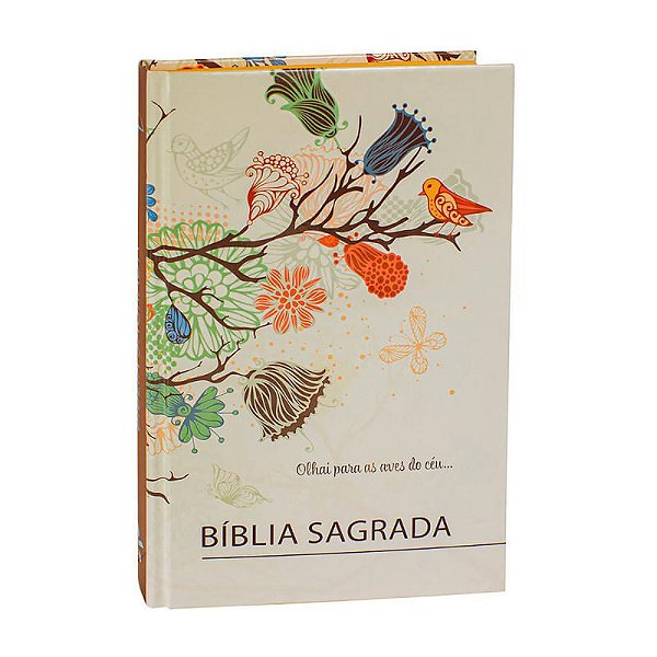 Bíblia RC Pássaro Olhai Para as Aves do Céu - Capa Dura