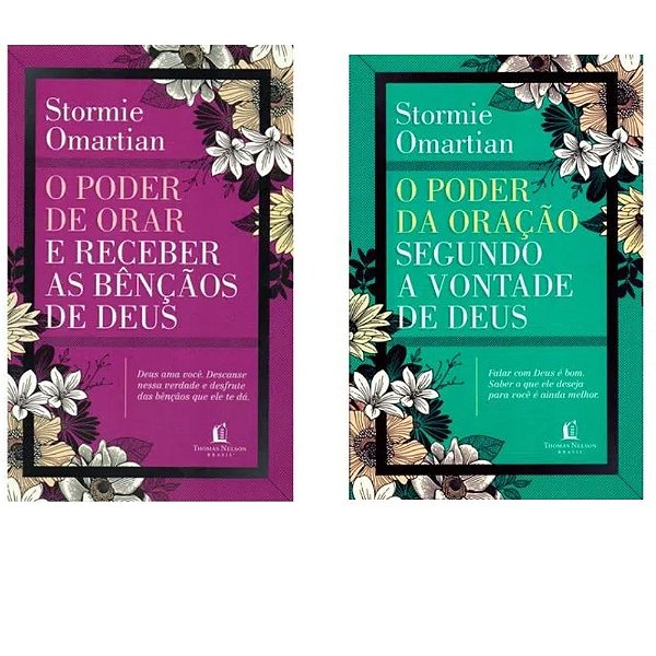 Kit Stormie Omartian, O Poder da Oração e O Poder de Orar - Thomas Nelson (2 Livros)