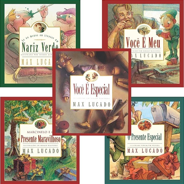 Kit Max Lucado Infantil [I]- (5 livros) #Exclusivo100Cristão #20AnosDe100%