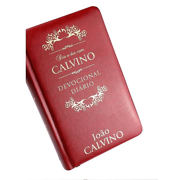 Dia a Dia Com Calvino Capa Couro - Pão Diário